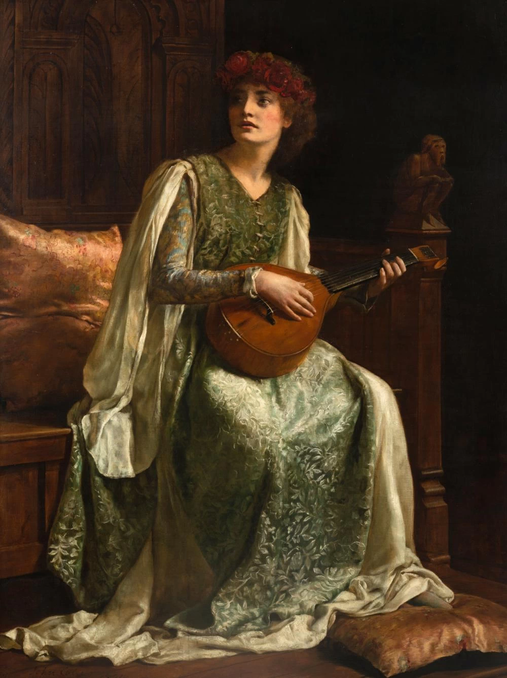 John Collier - Il suonatore di liuto, 1884